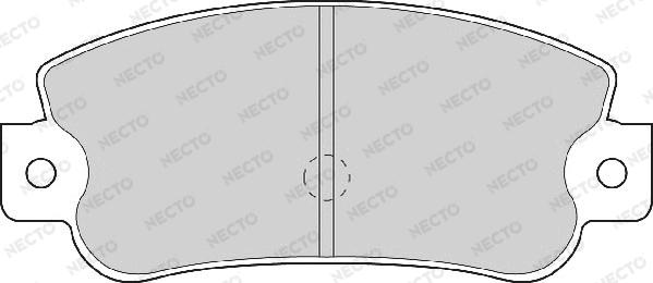 Necto FD6090A - Komplet Pločica, disk-kočnica www.molydon.hr