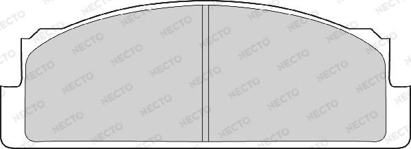 Necto FD604A - Komplet Pločica, disk-kočnica www.molydon.hr