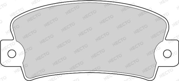 Necto FD605A - Komplet Pločica, disk-kočnica www.molydon.hr