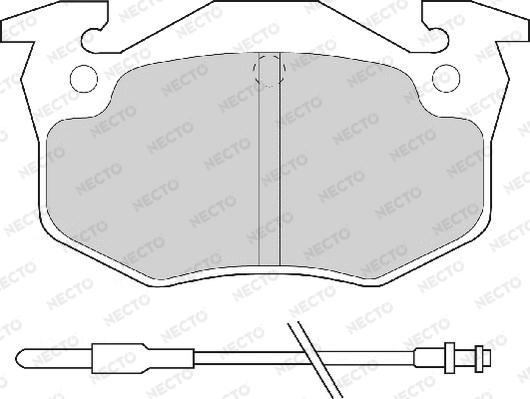 Necto FD6065A - Komplet Pločica, disk-kočnica www.molydon.hr