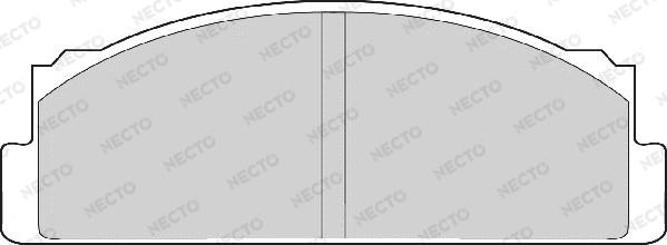 Necto FD607A - Komplet Pločica, disk-kočnica www.molydon.hr