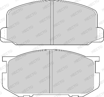 Necto FD6196A - Komplet Pločica, disk-kočnica www.molydon.hr