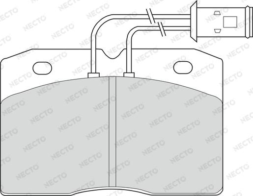 Necto FD6139V - Komplet Pločica, disk-kočnica www.molydon.hr