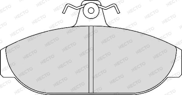 Necto FD6135A - Komplet Pločica, disk-kočnica www.molydon.hr