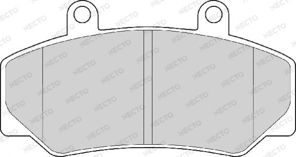 Necto FD6136A - Komplet Pločica, disk-kočnica www.molydon.hr