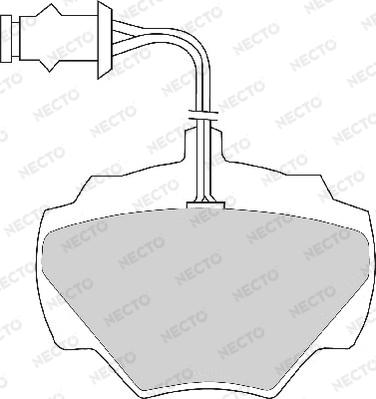 Necto FD6138A - Komplet Pločica, disk-kočnica www.molydon.hr