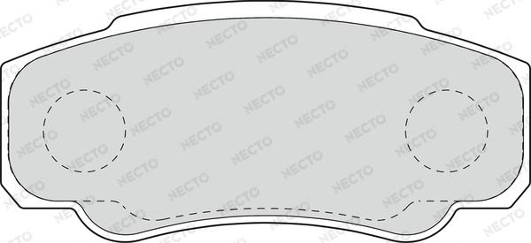 Necto FD6897V - Komplet Pločica, disk-kočnica www.molydon.hr