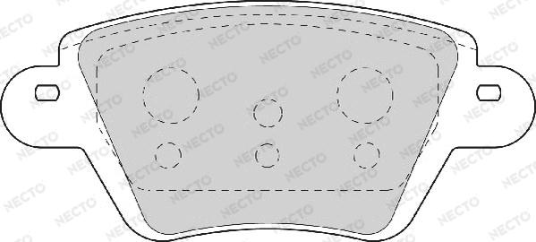 Necto FD6844A - Komplet Pločica, disk-kočnica www.molydon.hr