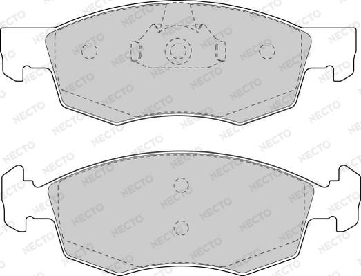 Necto FD6846A - Komplet Pločica, disk-kočnica www.molydon.hr