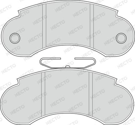 Necto FD685V - Komplet Pločica, disk-kočnica www.molydon.hr