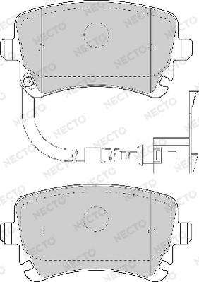 Necto FD6863A - Komplet Pločica, disk-kočnica www.molydon.hr