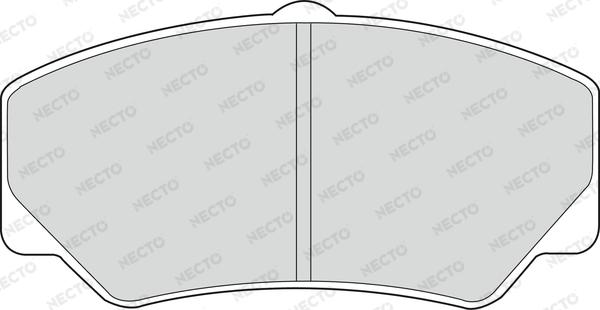 Necto FD686V - Komplet Pločica, disk-kočnica www.molydon.hr