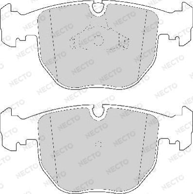 Necto FD6809A - Komplet Pločica, disk-kočnica www.molydon.hr