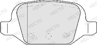 Necto FD6810A - Komplet Pločica, disk-kočnica www.molydon.hr