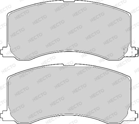 Necto FD6834A - Komplet Pločica, disk-kočnica www.molydon.hr