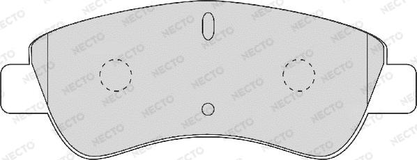 Necto FD6874A - Komplet Pločica, disk-kočnica www.molydon.hr