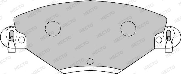 Necto FD6875A - Komplet Pločica, disk-kočnica www.molydon.hr