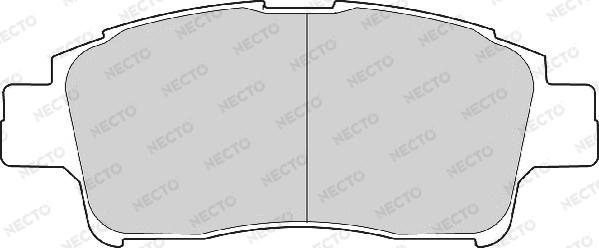 Necto FD6870A - Komplet Pločica, disk-kočnica www.molydon.hr