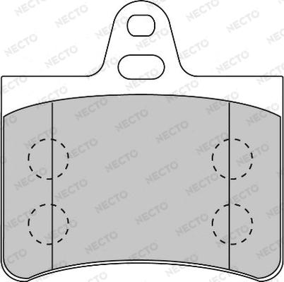 Necto FD6877A - Komplet Pločica, disk-kočnica www.molydon.hr