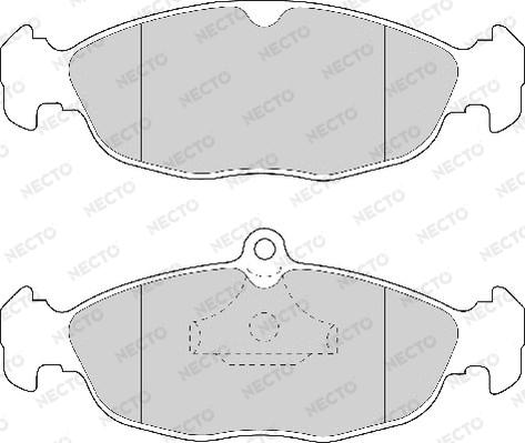 Necto FD6391A - Komplet Pločica, disk-kočnica www.molydon.hr