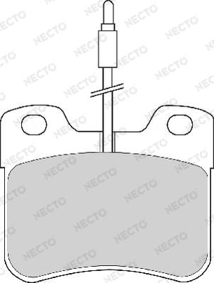 Necto FD6369A - Komplet Pločica, disk-kočnica www.molydon.hr