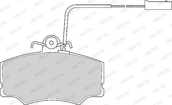 Necto FD6366A - Komplet Pločica, disk-kočnica www.molydon.hr