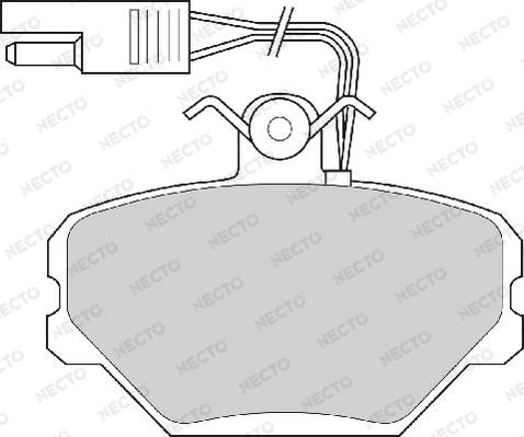 Necto FD6361A - Komplet Pločica, disk-kočnica www.molydon.hr