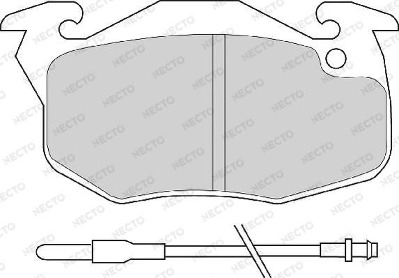 Necto FD6319A - Komplet Pločica, disk-kočnica www.molydon.hr