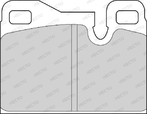 Necto FD6336A - Komplet Pločica, disk-kočnica www.molydon.hr