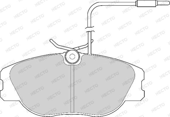 Necto FD6248A - Komplet Pločica, disk-kočnica www.molydon.hr