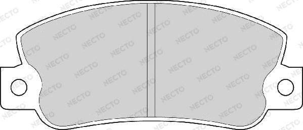 Necto FD6250A - Komplet Pločica, disk-kočnica www.molydon.hr