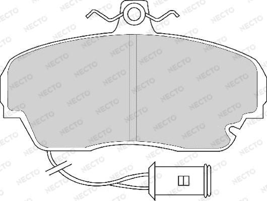 Necto FD6218A - Komplet Pločica, disk-kočnica www.molydon.hr