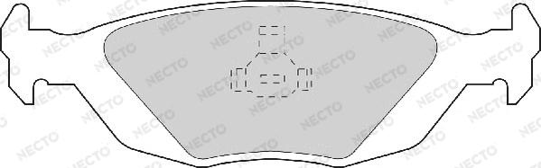 Necto FD6285A - Komplet Pločica, disk-kočnica www.molydon.hr