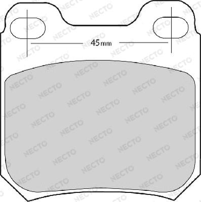 Necto FD6287A - Komplet Pločica, disk-kočnica www.molydon.hr