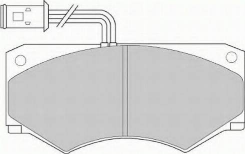 Necto FD6231V - Komplet Pločica, disk-kočnica www.molydon.hr