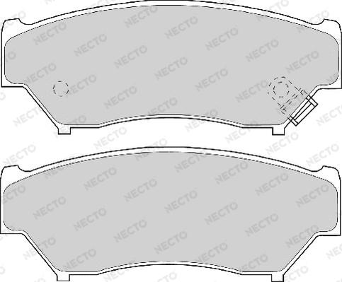 Necto FD6745A - Komplet Pločica, disk-kočnica www.molydon.hr