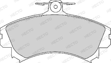 Necto FD6758A - Komplet Pločica, disk-kočnica www.molydon.hr