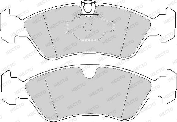 Necto FD6709A - Komplet Pločica, disk-kočnica www.molydon.hr