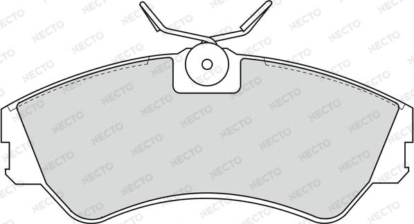 Necto FD6707V - Komplet Pločica, disk-kočnica www.molydon.hr