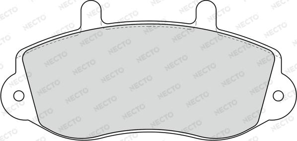 Necto FD6781V - Komplet Pločica, disk-kočnica www.molydon.hr