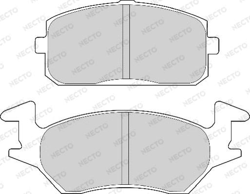 Necto FD6721A - Komplet Pločica, disk-kočnica www.molydon.hr