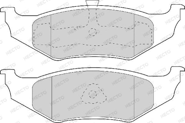 Necto FD6723A - Komplet Pločica, disk-kočnica www.molydon.hr