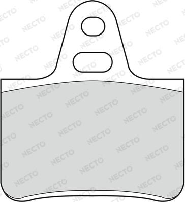 Necto FD130A - Komplet Pločica, disk-kočnica www.molydon.hr