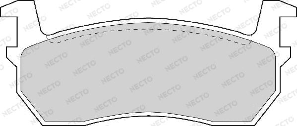 Necto FD891A - Komplet Pločica, disk-kočnica www.molydon.hr