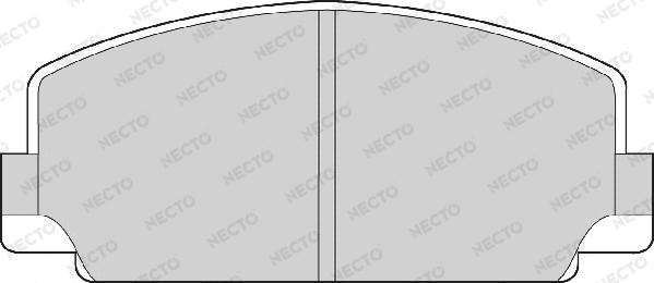 Necto FD804A - Komplet Pločica, disk-kočnica www.molydon.hr