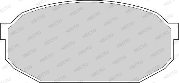 Necto FD880A - Komplet Pločica, disk-kočnica www.molydon.hr