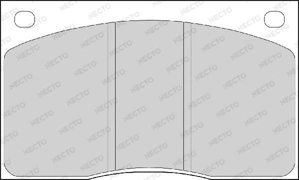 Necto FD210A - Komplet Pločica, disk-kočnica www.molydon.hr