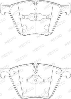 Necto FD7451A - Komplet Pločica, disk-kočnica www.molydon.hr