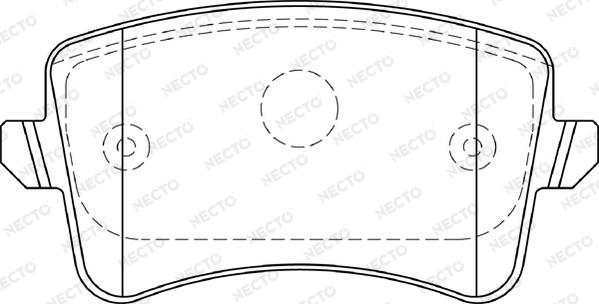 Necto FD7401A - Komplet Pločica, disk-kočnica www.molydon.hr