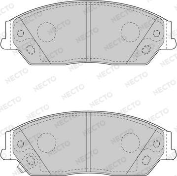 Necto FD7591A - Komplet Pločica, disk-kočnica www.molydon.hr